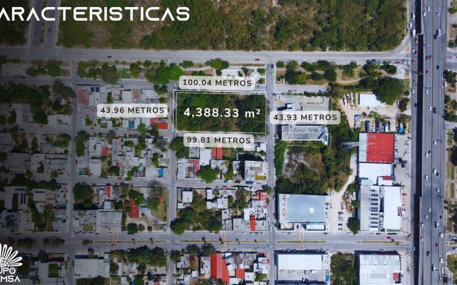 Terreno en venta en Playa del Carmen – 4,388. m² | Ubicación con alto potencial comercial