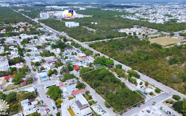 Terreno en venta en Playa del Carmen – 4,388. m² | Ubicación con alto potencial comercial