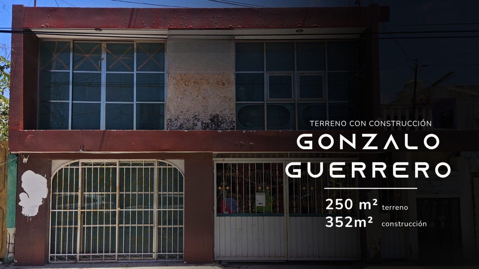 Terreno con construcción Gonzalo Guerrero - Playa del Carmen