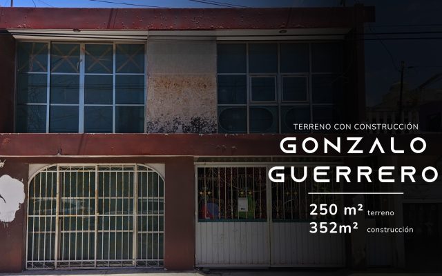 Terreno con construcción Gonzalo Guerrero - Playa del Carmen