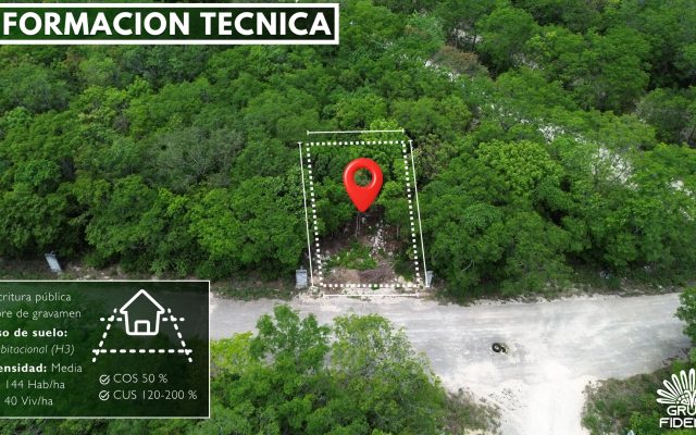 Terreno Joya Real | ubicación estratégica y alta plusvalía en Playa del Carmen