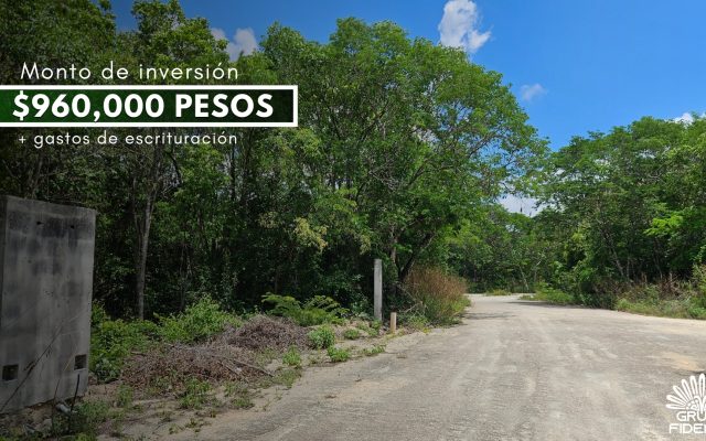 Terreno Joya Real | ubicación estratégica y alta plusvalía en Playa del Carmen