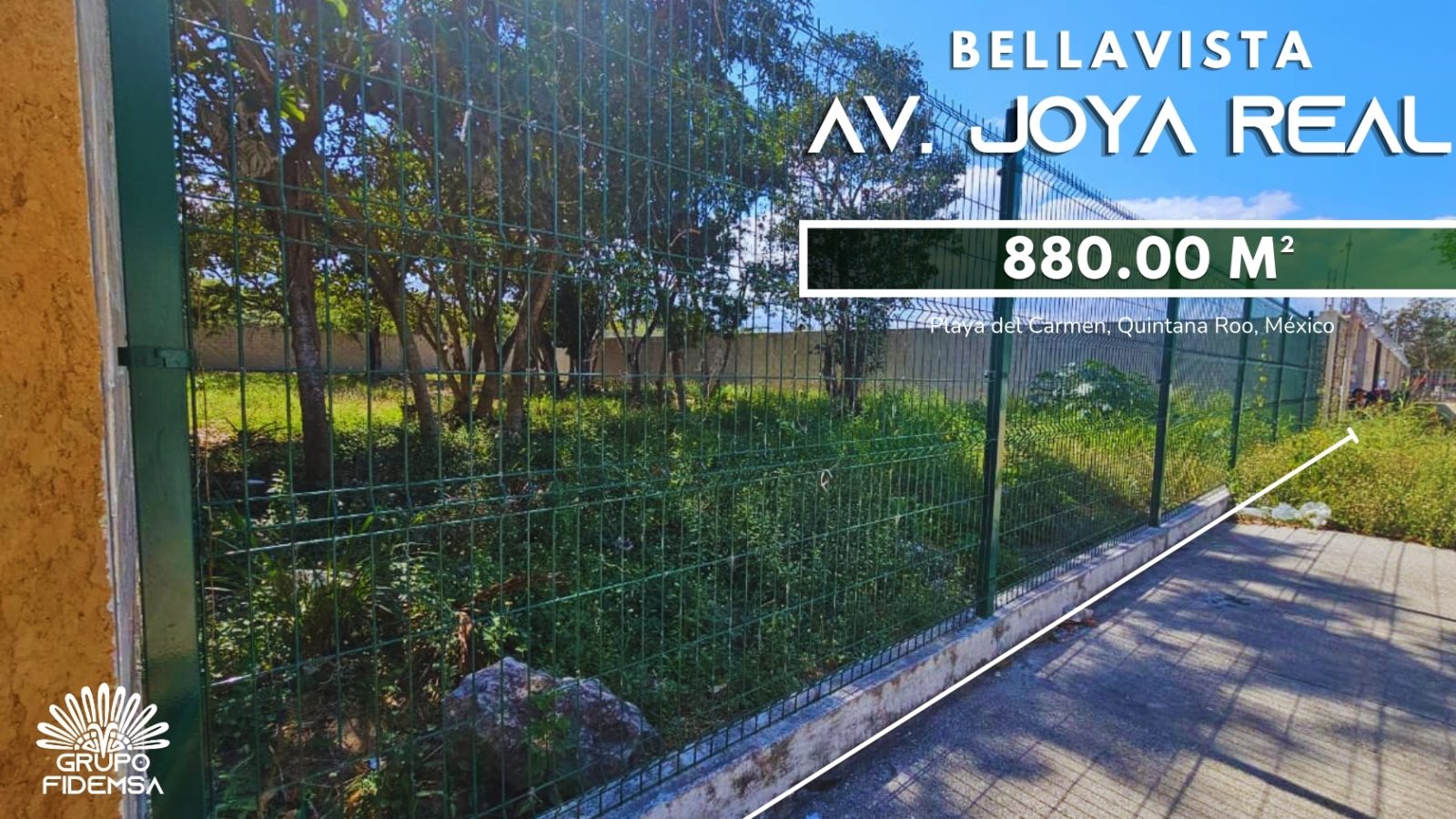 Terreno con doble frente  | Col. Bellavista, Playa del Carmen, Quintana Roo