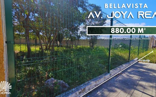Terreno con doble frente  | Col. Bellavista, Playa del Carmen, Quintana Roo