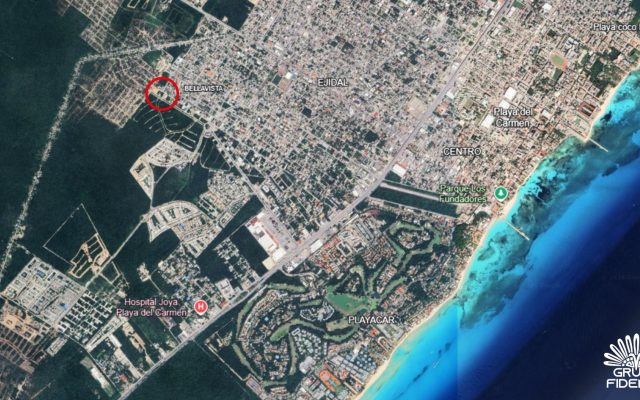 Terreno con doble frente  | Col. Bellavista, Playa del Carmen, Quintana Roo