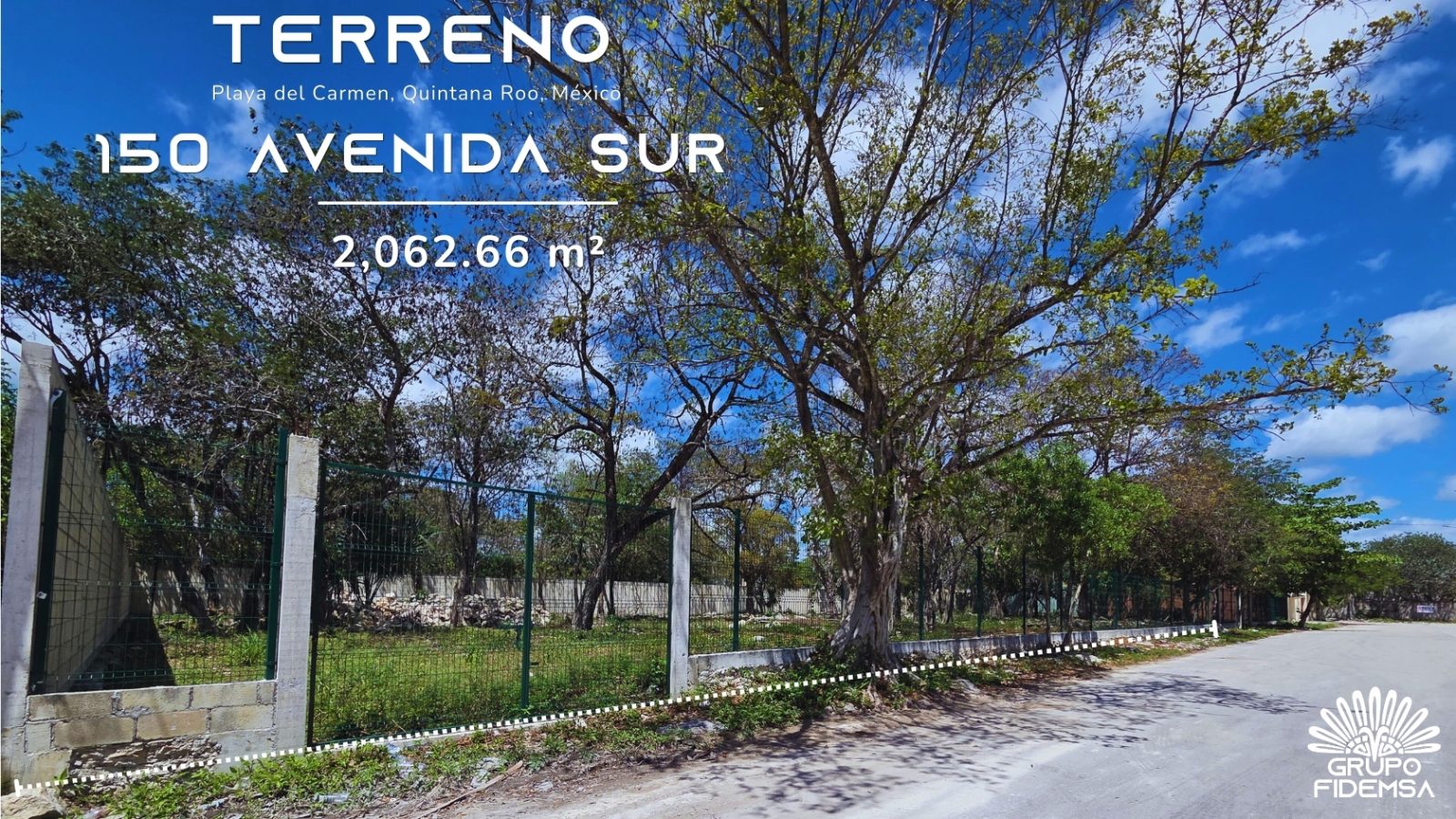 Terreno en Playa del Carmen. 2,062 m² Av. 11 Sur, Bellavista
