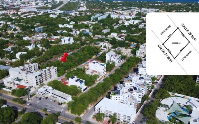 Terreno Zona Centro Maya - Playa del Carmen