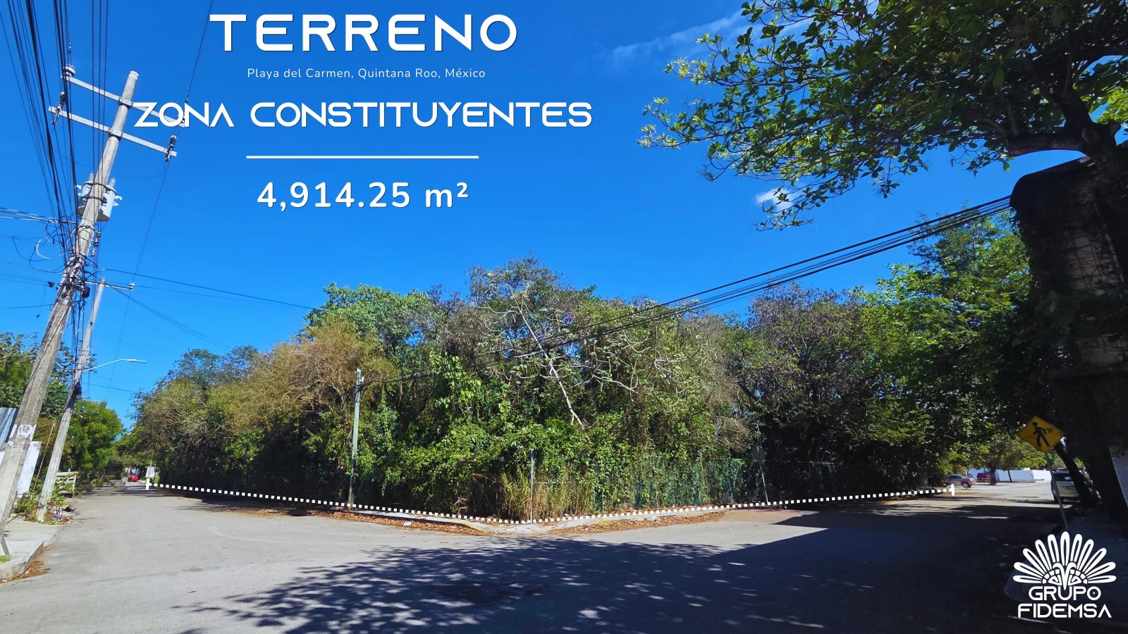Terreno en venta en Playa del Carmen – 4,914 m² | Ubicación estratégica con alto potencial comercial