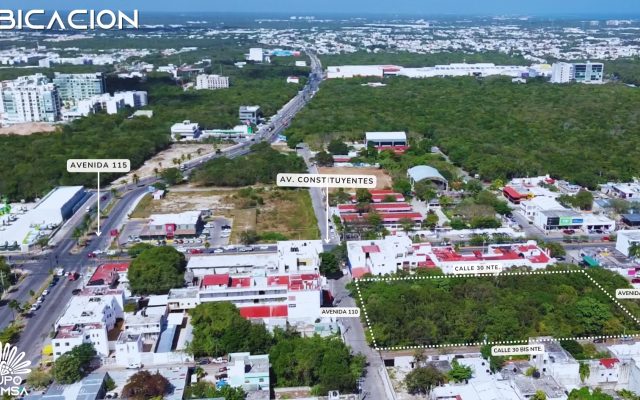 Terreno en venta en Playa del Carmen – 4,914 m² | Ubicación estratégica con alto potencial comercial