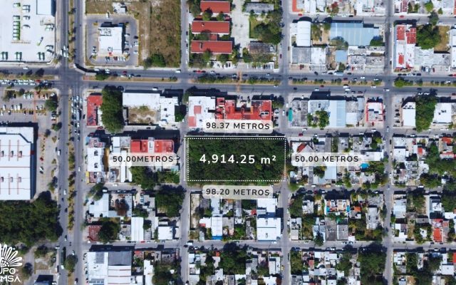 Terreno en venta en Playa del Carmen – 4,914 m² | Ubicación estratégica con alto potencial comercial
