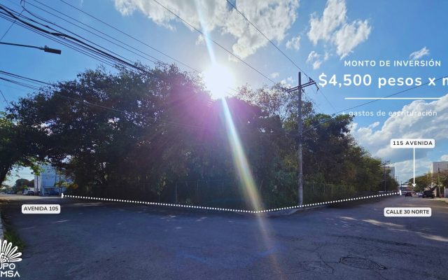 Terreno en venta en Playa del Carmen – 4,914 m² | Ubicación estratégica con alto potencial comercial