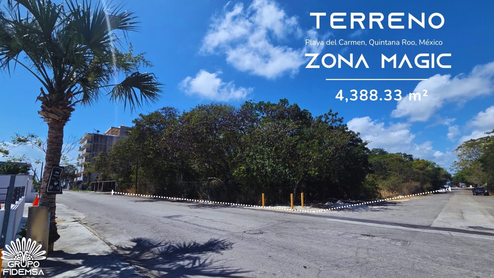 Terreno en venta en Playa del Carmen – 4,388. m² | Ubicación con alto potencial comercial