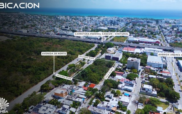 Terreno en venta en Playa del Carmen – 4,388. m² | Ubicación con alto potencial comercial